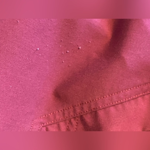 Dickies Nurse Scrub Burgundy Short Sleeve Shirt Women’s Sz Small - Picture 10 of 11